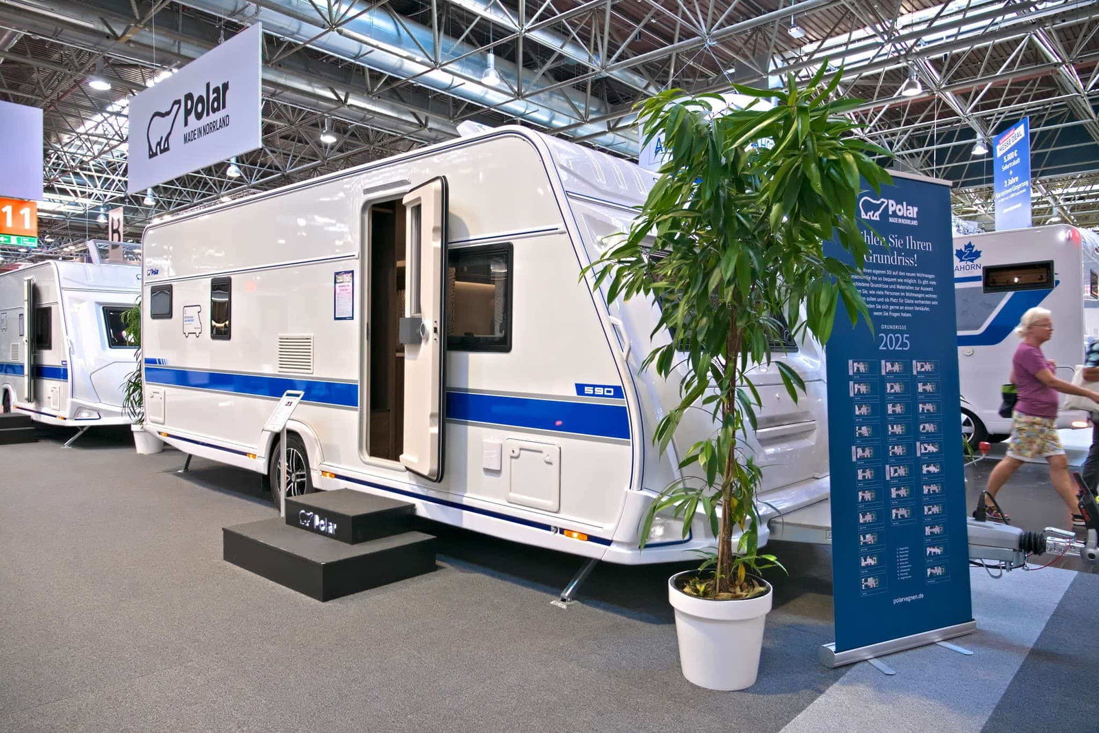 Polar Blueline 590 BFW (2025) - 5 kişiye kadar lüks karavan