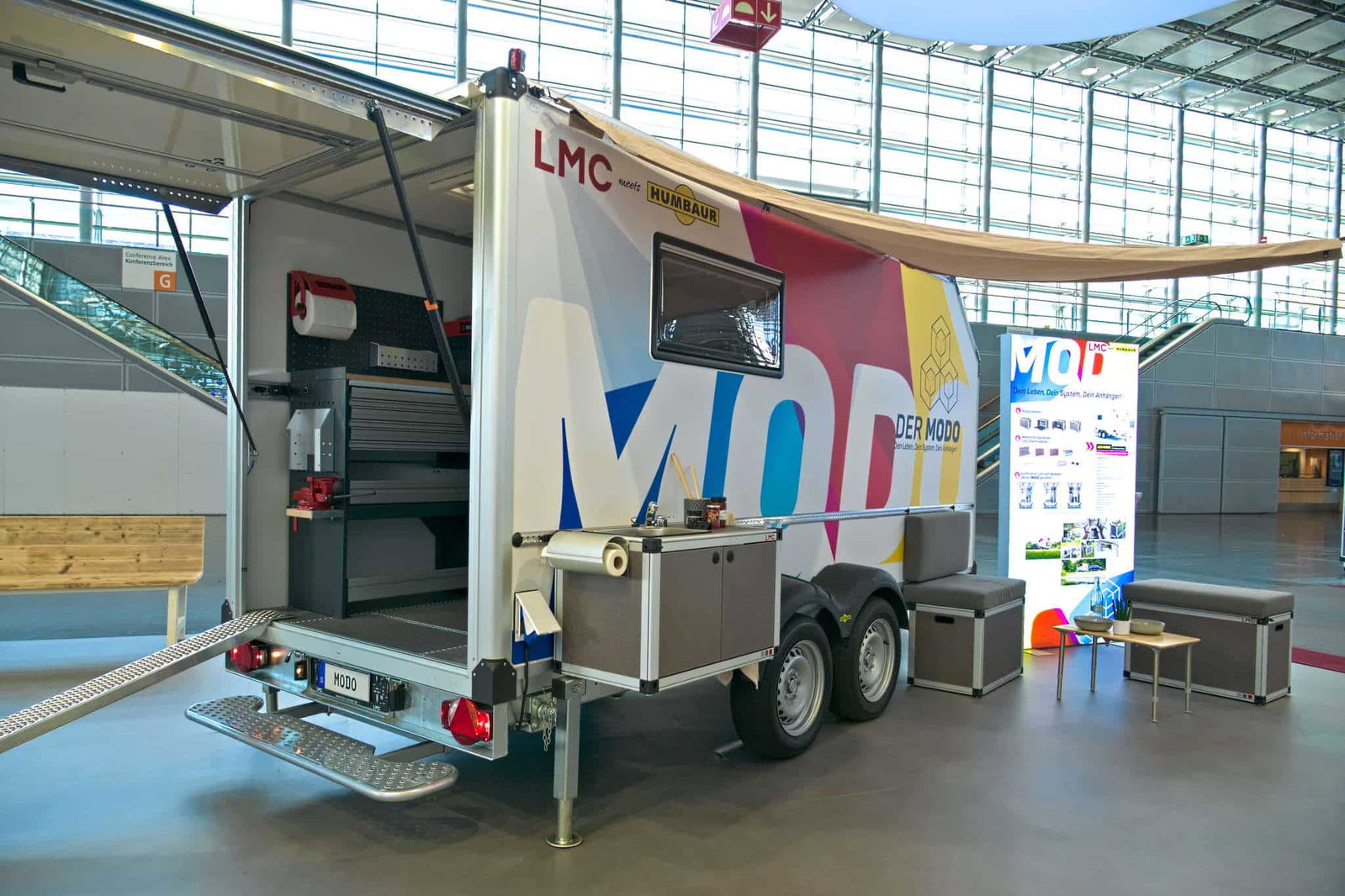 LMC Modo (2025): Humbaur tabanlı modüler sisteme sahip modüler karavan