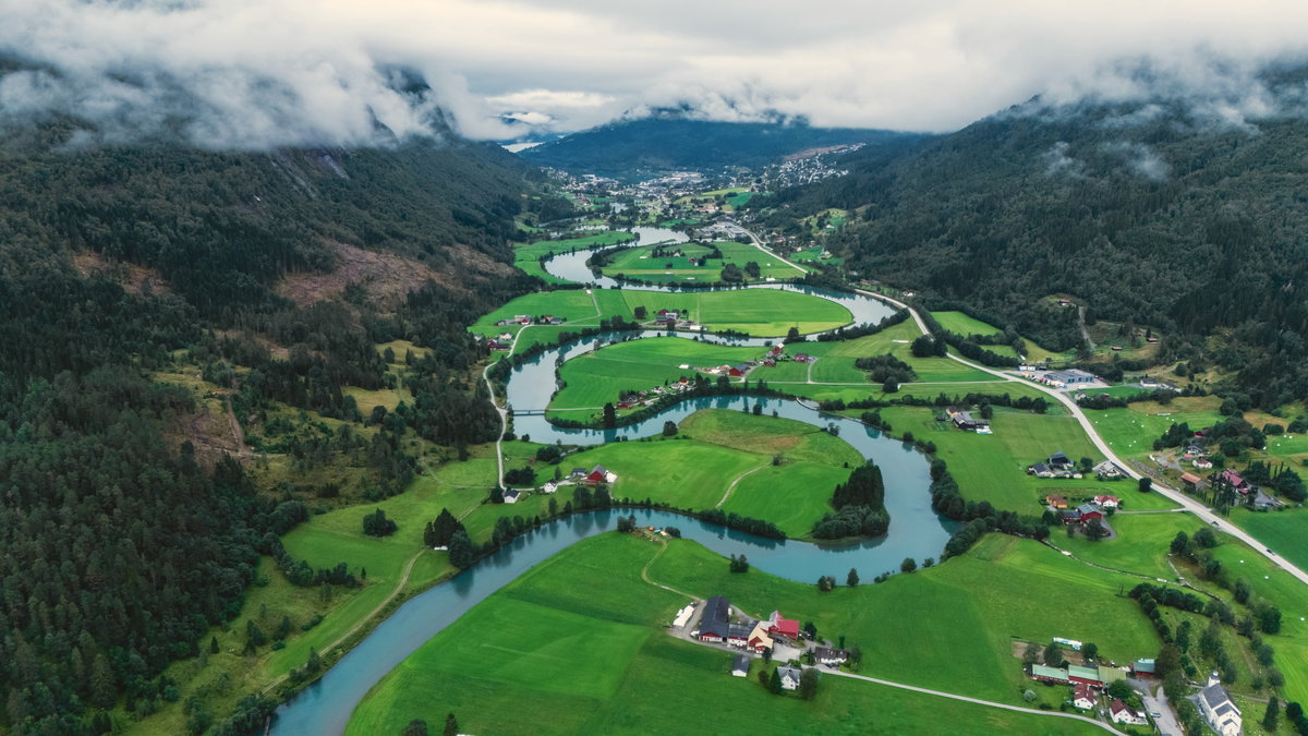 Norveç, Stryn'de nefes kesici manzara